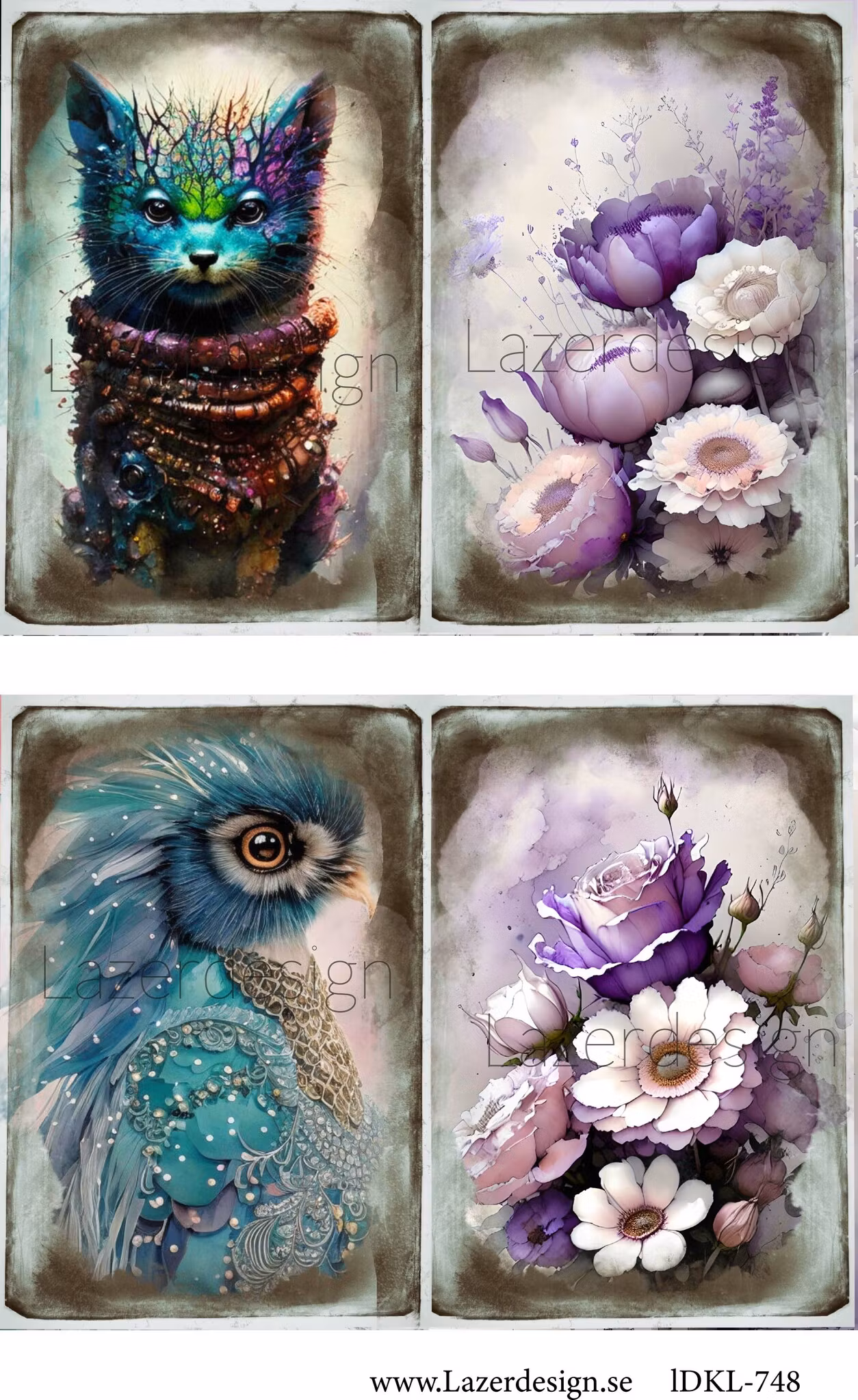 LDKL-748 Klippark  Lila djur