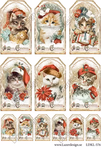 LDKL-576 Klippark Juletiketter