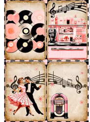 2024-566 JUNK  Rockabilly Pink