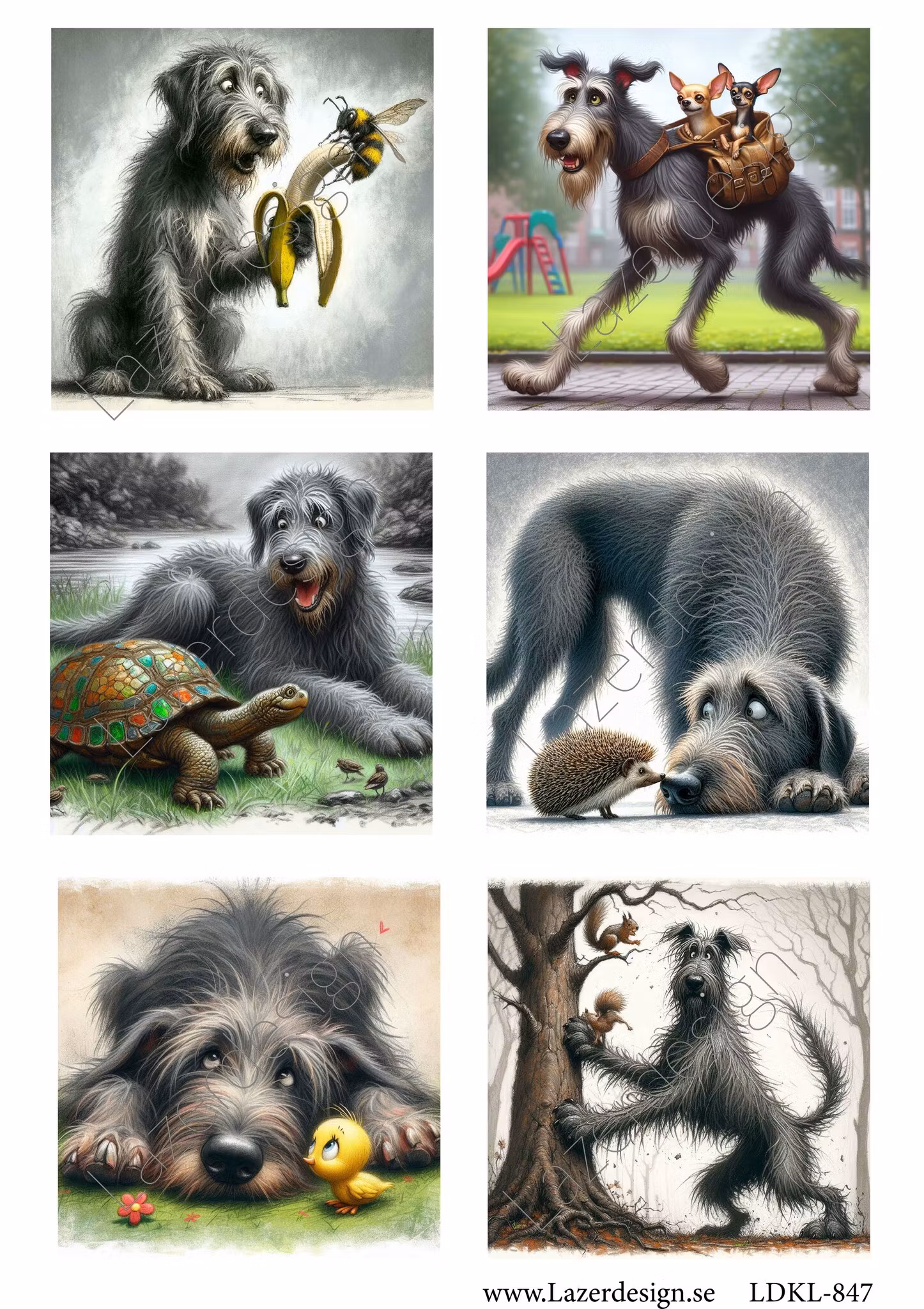 LDKL- 847 Klippark Hund