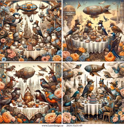 2024-31x31-69 Steampunk fåglar
