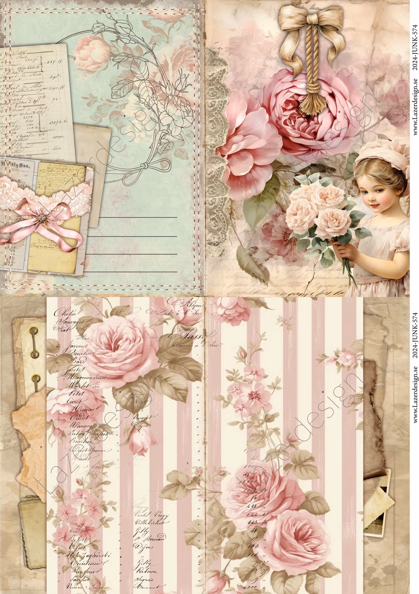2024-574 JUNK  VINTAGE PINK