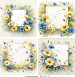 2024-31x31-110  Gula och blå blommor