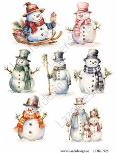 LDKL-925 Klippark Snögubbar