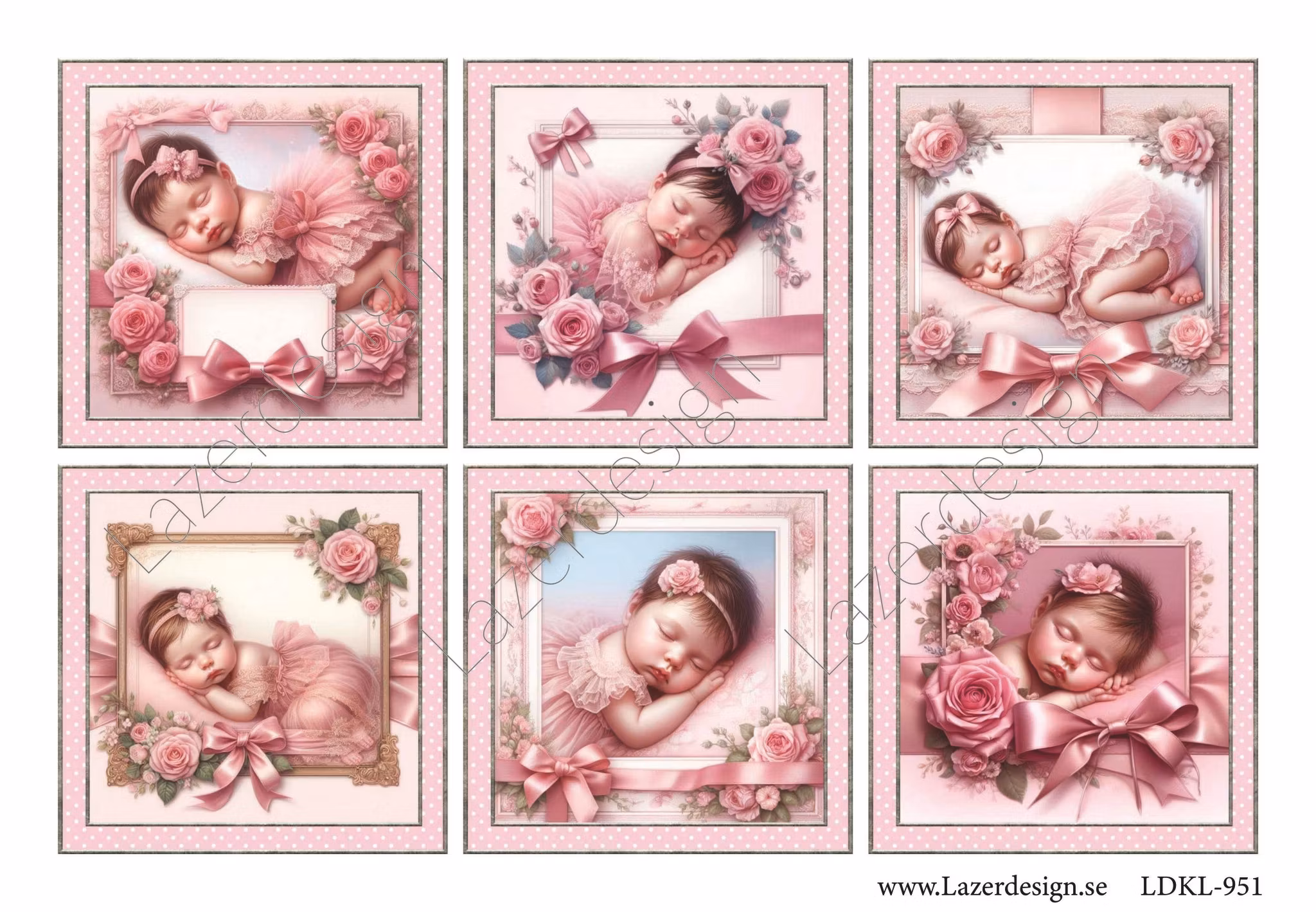 LDKL-951 Klippark Baby Rosa