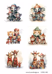 LDKL-982 Klippark Julmotiv Djur