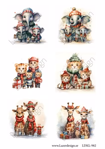 LDKL-982 Klippark Julmotiv Djur