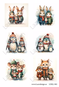 LDKL-983 Klippark Julmotiv Djur