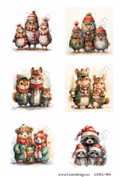 LDKL-984 Klippark Julmotiv Djur