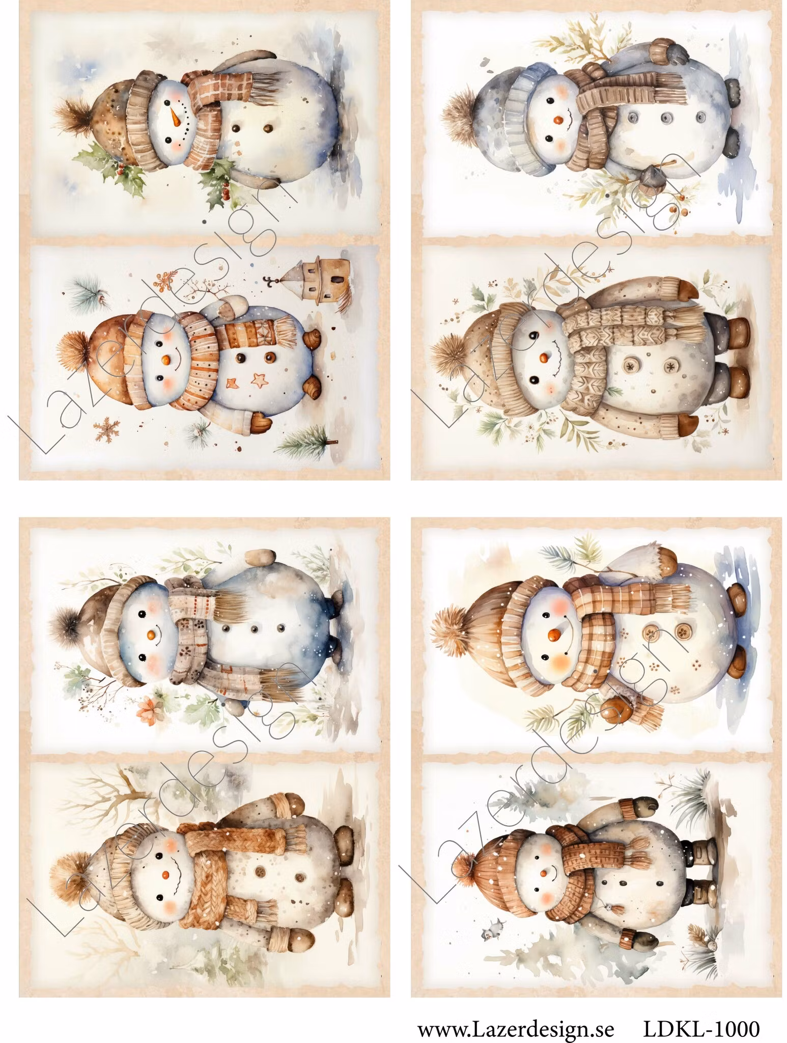 LDKL-1000 Klippark snögubbar