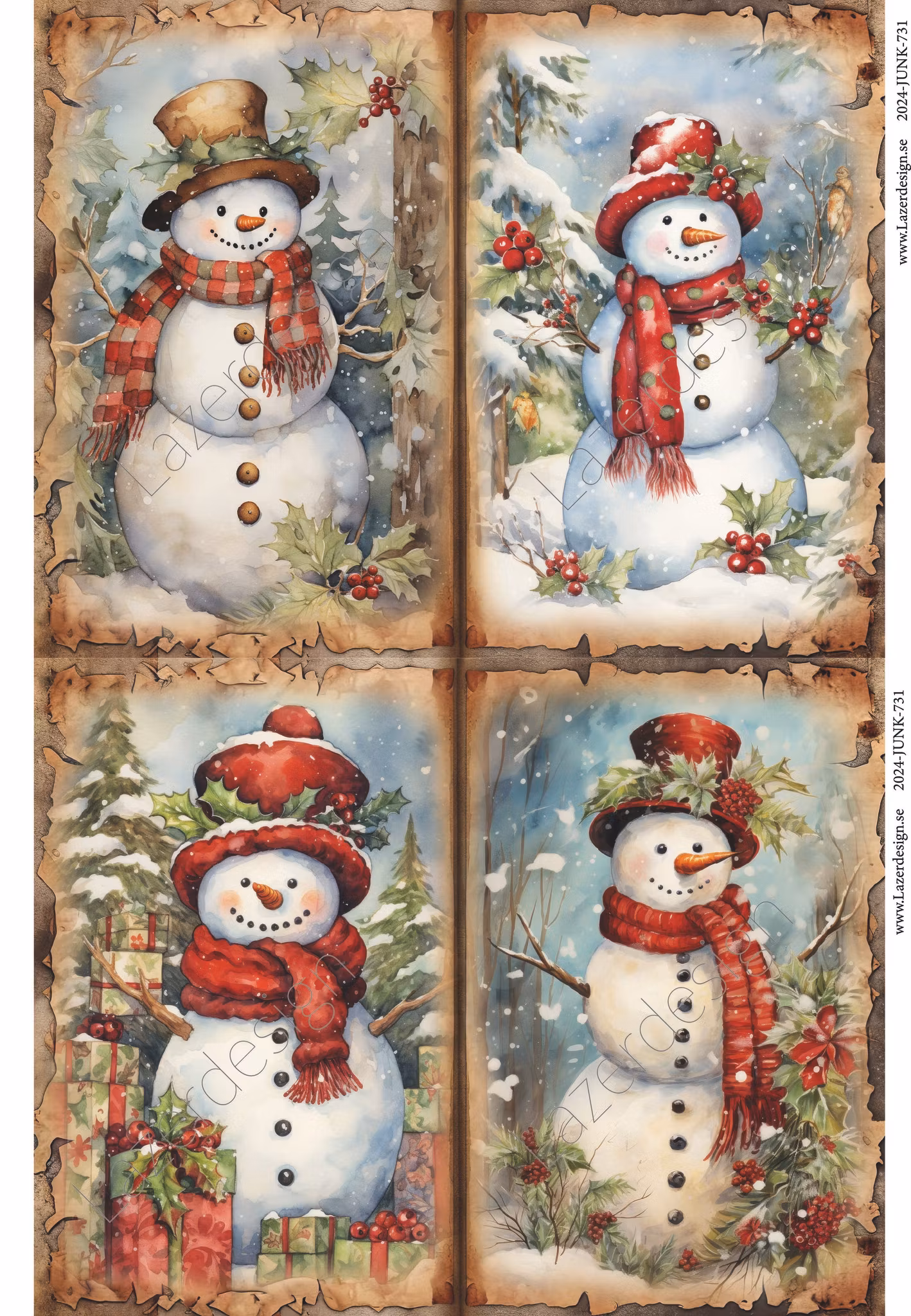 2024-JUNK-731 Snögubbar