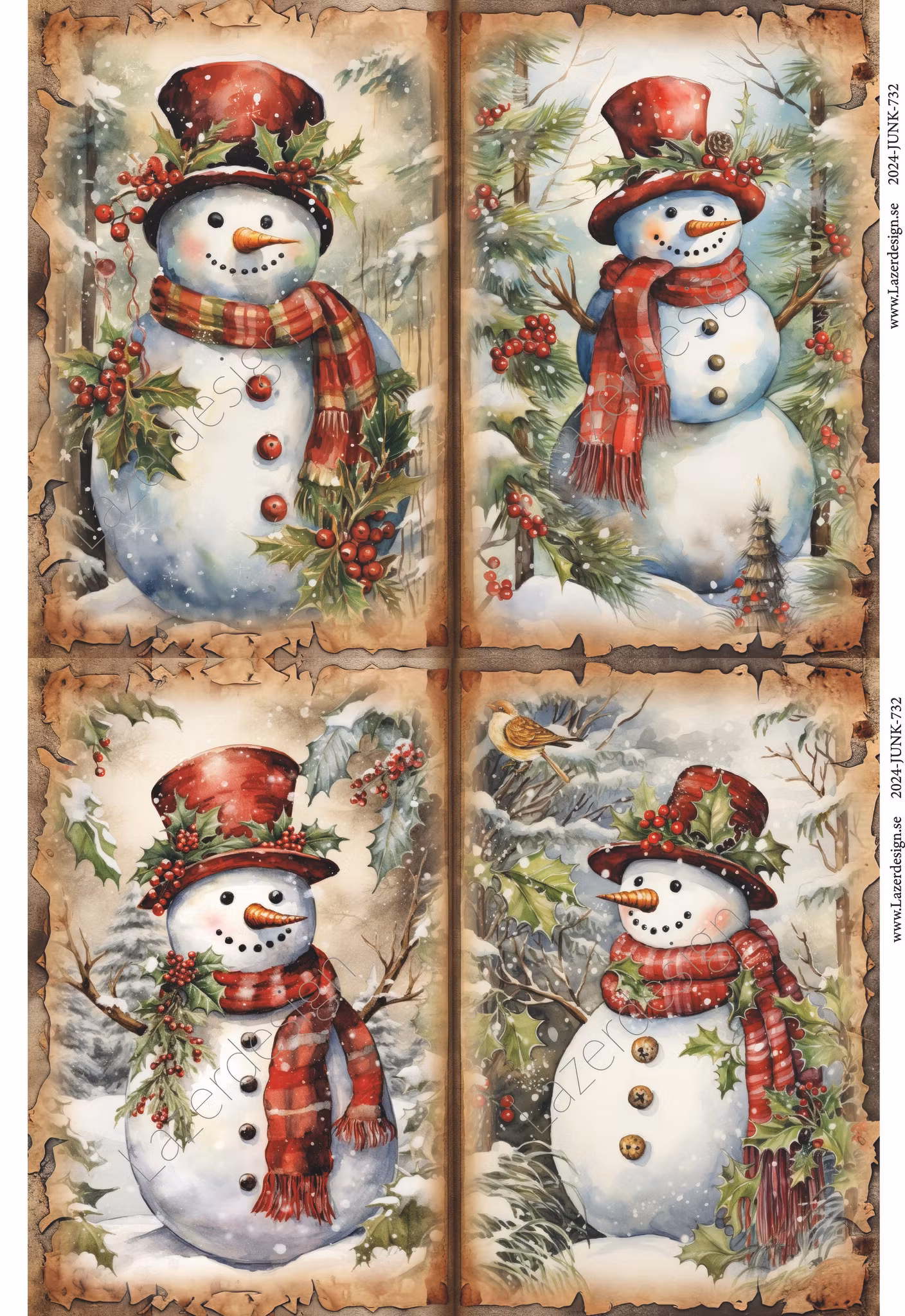 2024-JUNK-732 Snögubbar