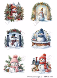 LDKL-1053 Klippark snögubbar