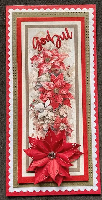 LDKL-986 Klippark Julmotiv Blommor