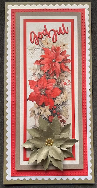 LDKL-985 Klippark Julmotiv Blommor