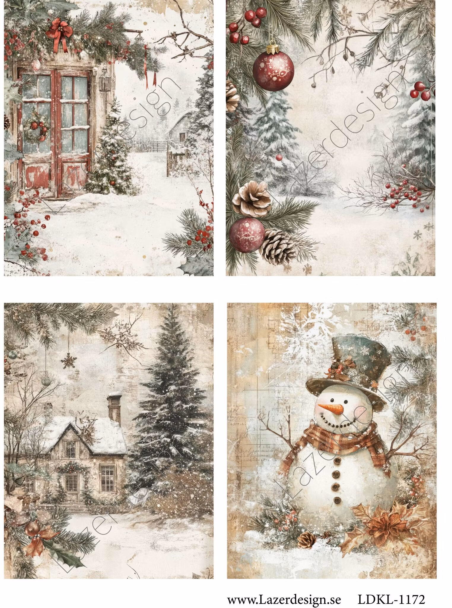 LDKL-1172 Klippark Julmotiv