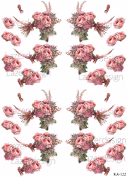 KA-122 3D Klippark Blomma Ros