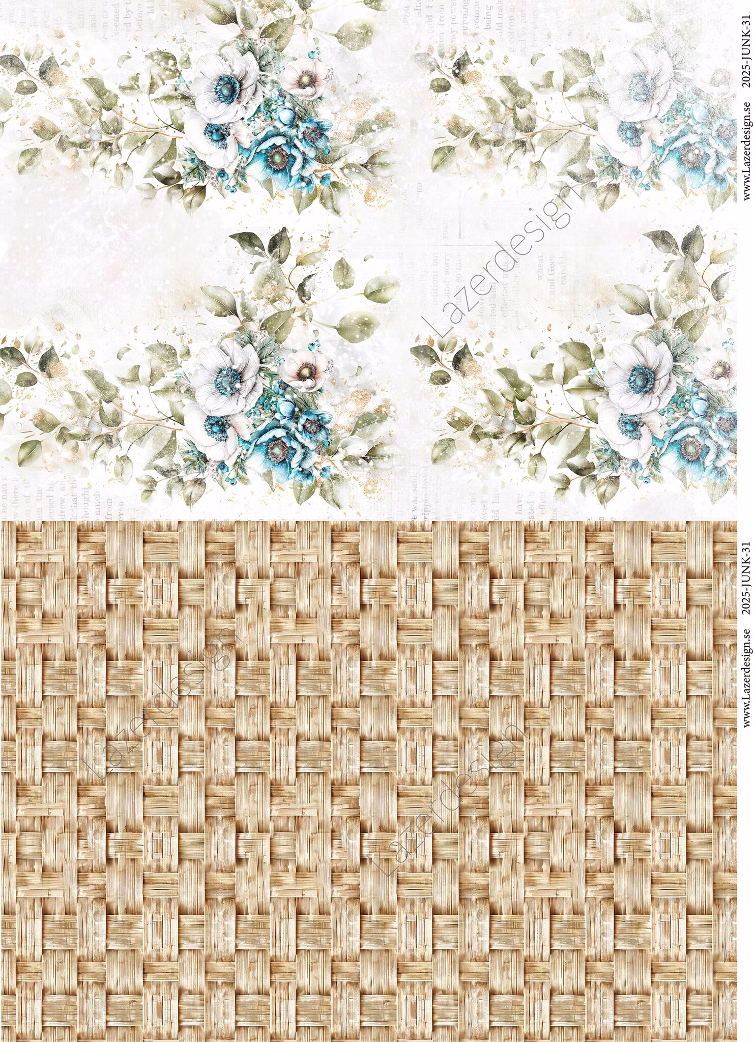 2025-JUNK-31 Blommor m bakgrund