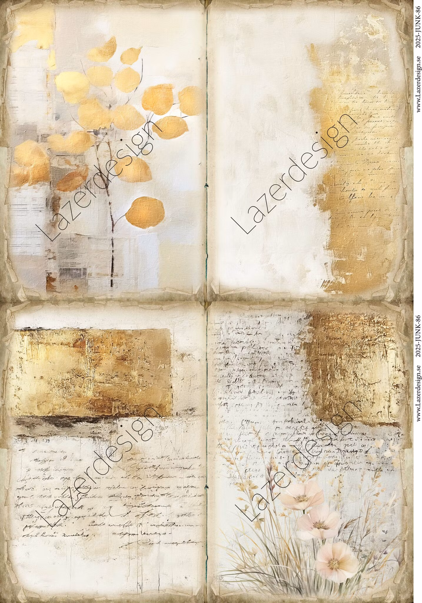 2025-JUNK-86 Vit o Guld