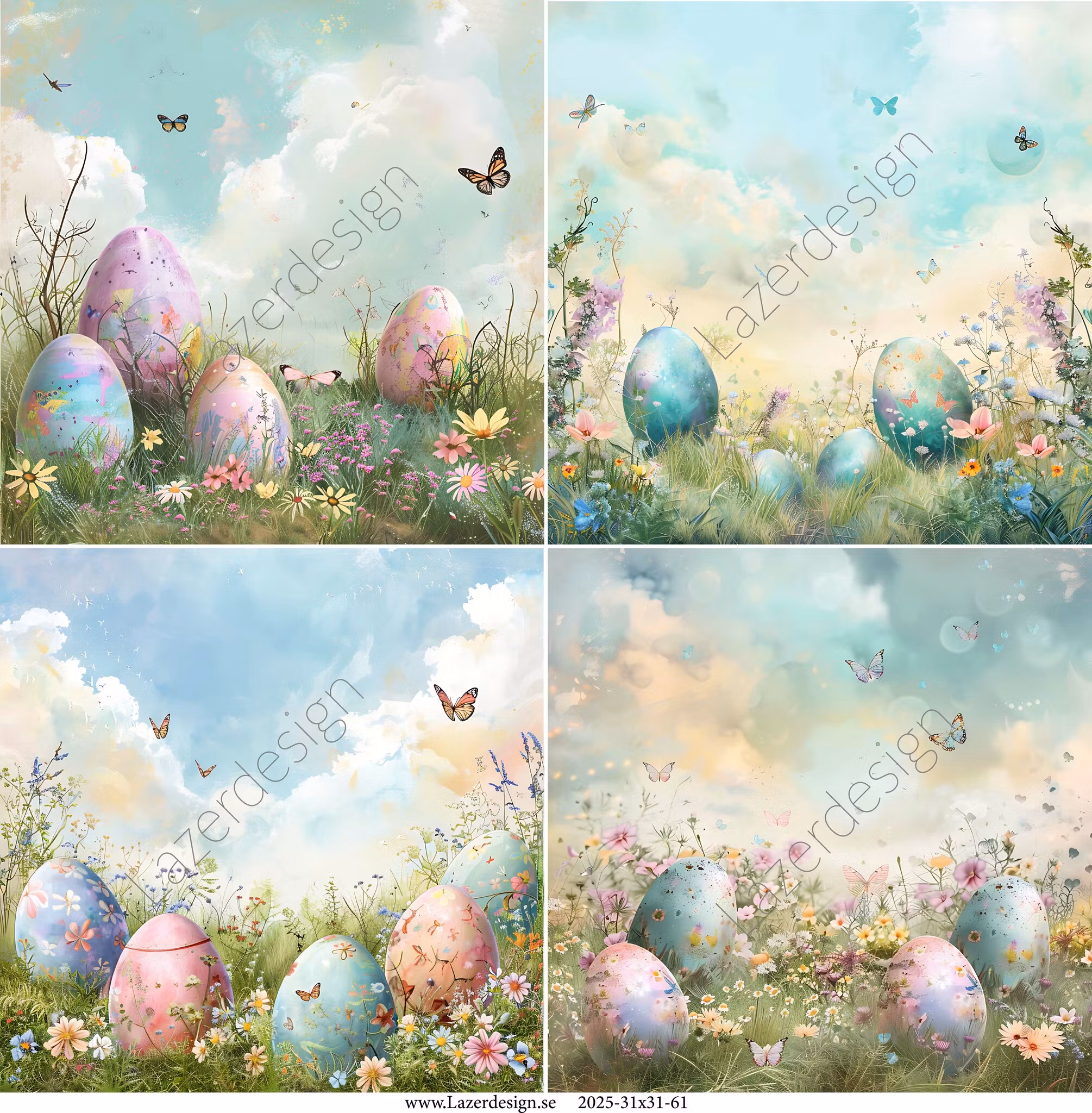 2025-31X31-61 påskägg 4 motiv