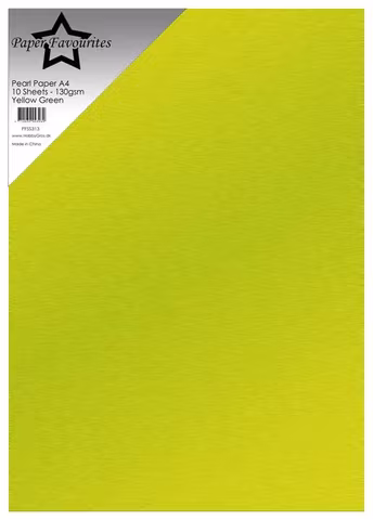 PFSS313  1 st Pärlemor - A4 Gulgrön