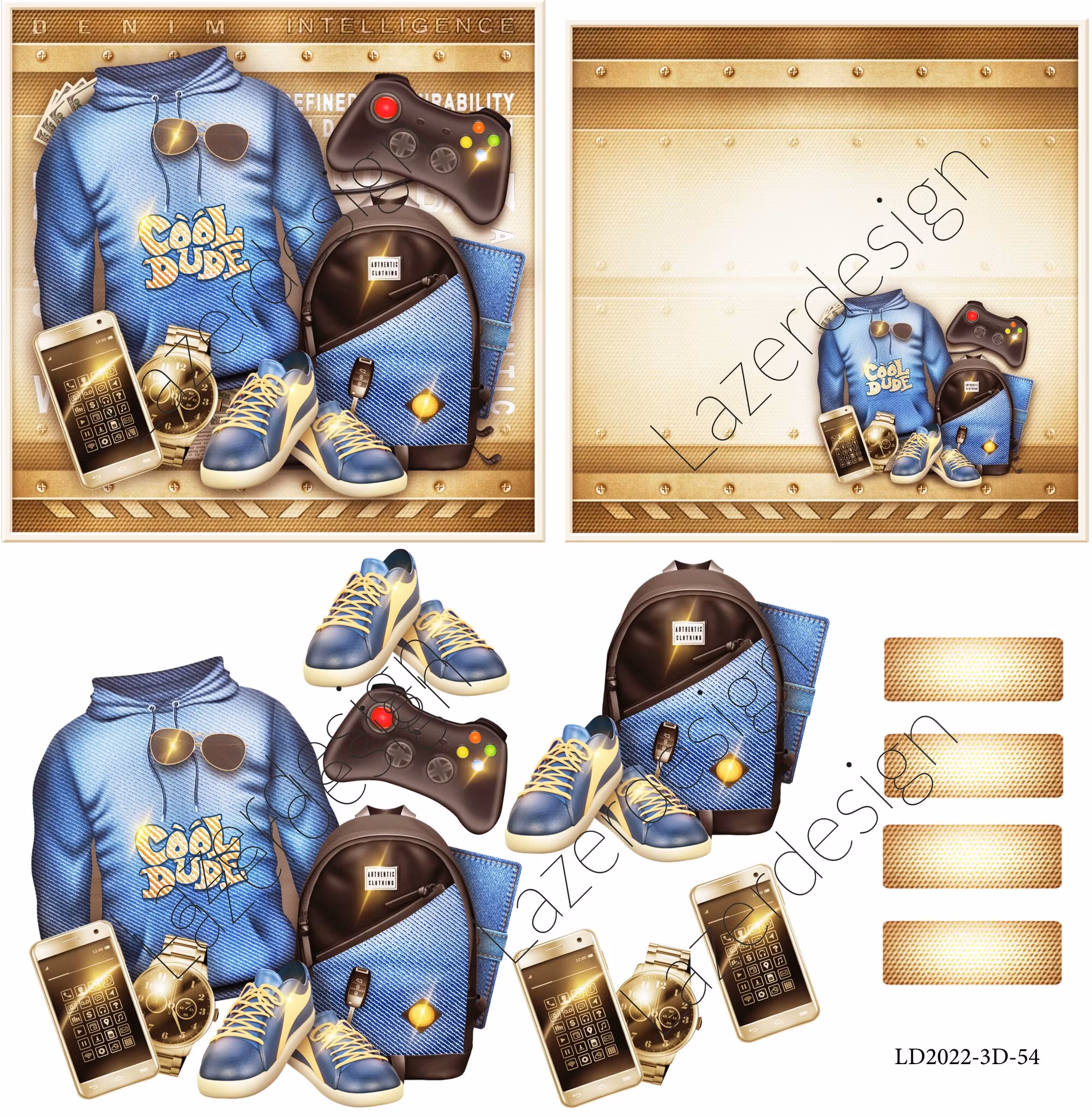 2022-3d-54- 3D KLIPPAK KILLE