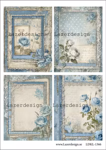 LDKL-1366 Klippark Blå Ros