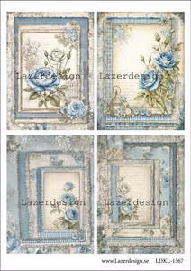 LDKL-1367 Klippark Blå Ros