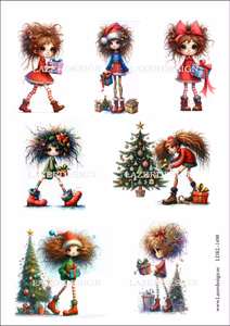 LDKL-1490 Klippark Julflickor