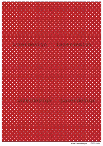 LDKL-1626 Klippark Bakgrund liten prick julröd