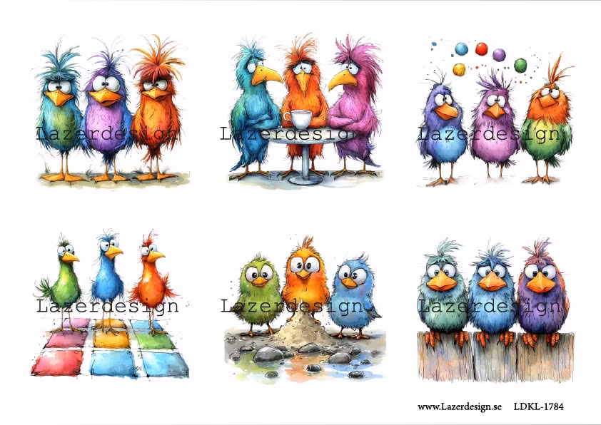 LDKL-1784 Härliga fåglar