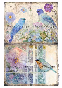 LDKL-1796 Abstrakt Fåglar