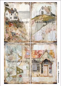 LDKL-1820 Klippark Abstrakta hus