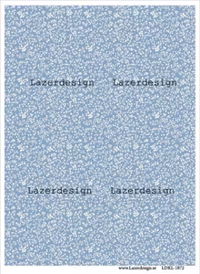 LDKL-1872 Bakgrund blå blommor