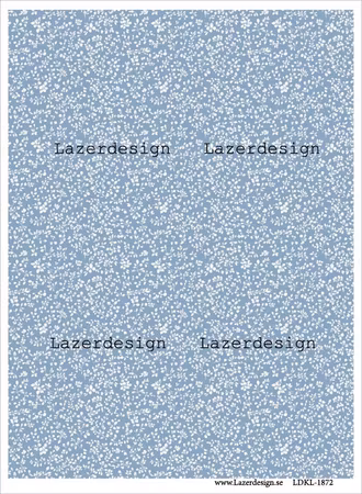 LDKL-1872 Bakgrund blå blommor