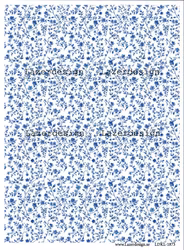 LDKL-1873 Bakgrund blå blommor