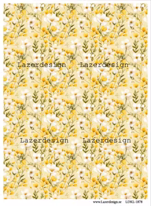 LDKL-1878 Bakgrund gula blommor