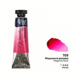 709-Tub Magenta Rose Rosa Gallery Watercolor