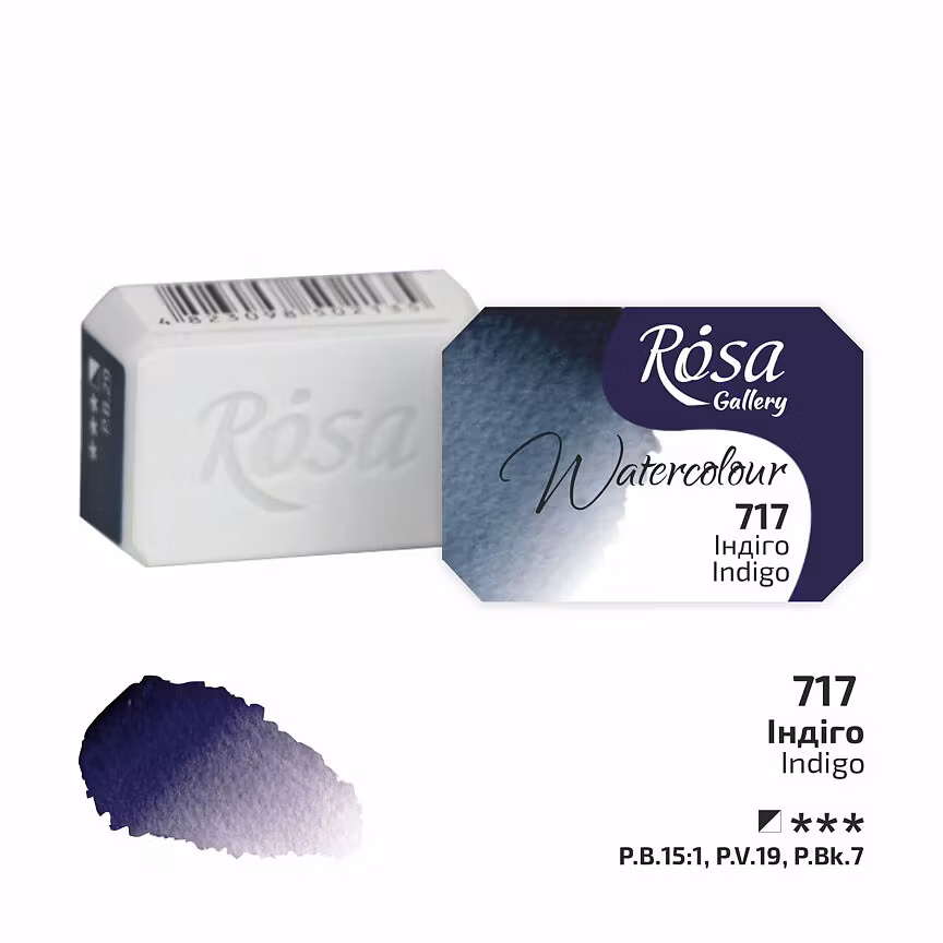 717-Indigo-Rosa Gallery Watercolor