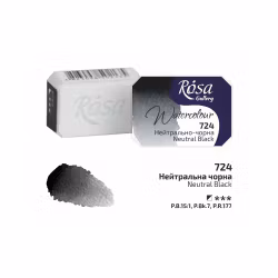 724-Neutral Black-Rosa Gallery Watercolor