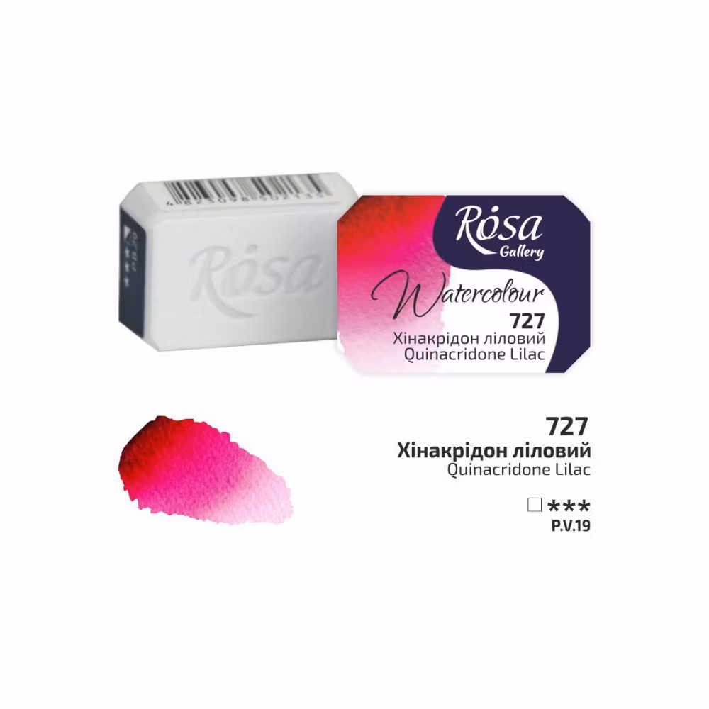 727-Quinacridone Rose-Rosa Gallery Watercolor