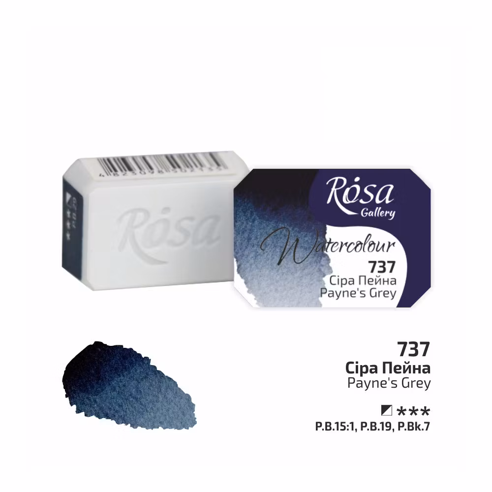 737-Paynés Grey-Rosa Gallery Watercolor