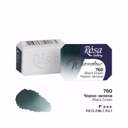 760-Black Green-Rosa Gallery Watercolor