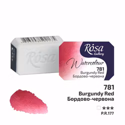 781-Burgundy Red-Rosa Gallery Watercolor