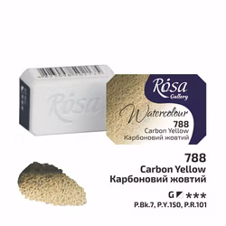 788-Carbon Yellow-Rosa Gallery Watercolor