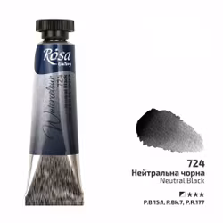 724-Tub Neutral Black-Rosa Gallery Watercolor