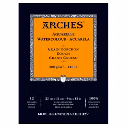 5102-Arches RG 100% Bomull Akvarellpapper 23x31 cm