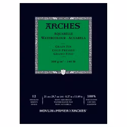 5091-Arches CP 100% Bomull Akvarellpapper 21x29,7 cm
