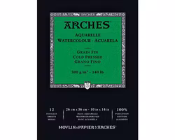 5093-Arches CP 100%Bomull Akvarellpapper 26x36 cm