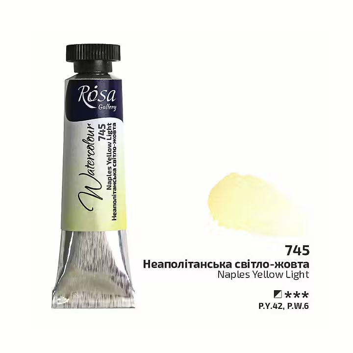 745-Tub Naples Yellow Light-Rosa Gallery Watercolor